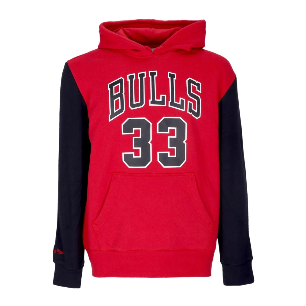 Mitchell & Ness Chicago Bulls Scottie Pippen Hoodie 1996 Red Heren