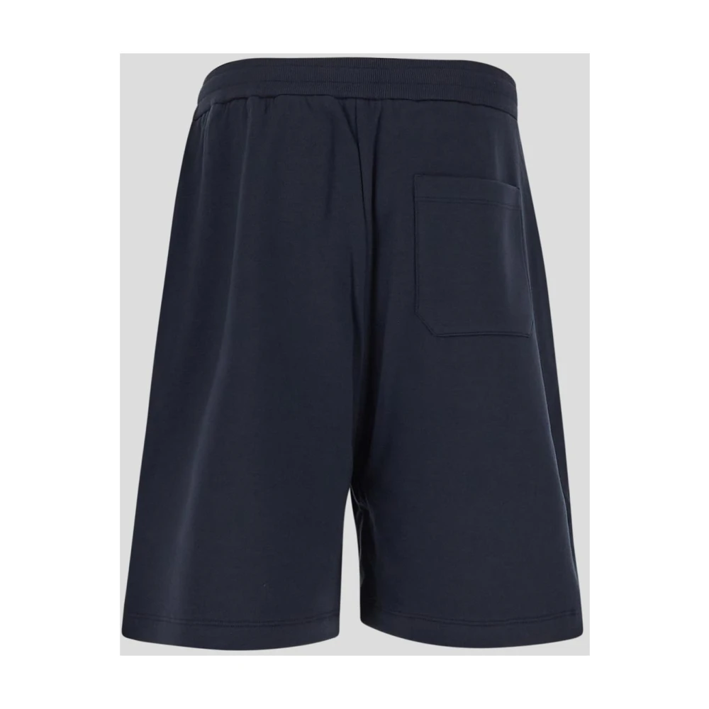 Valentino Katoenen Casual Shorts Blue Heren