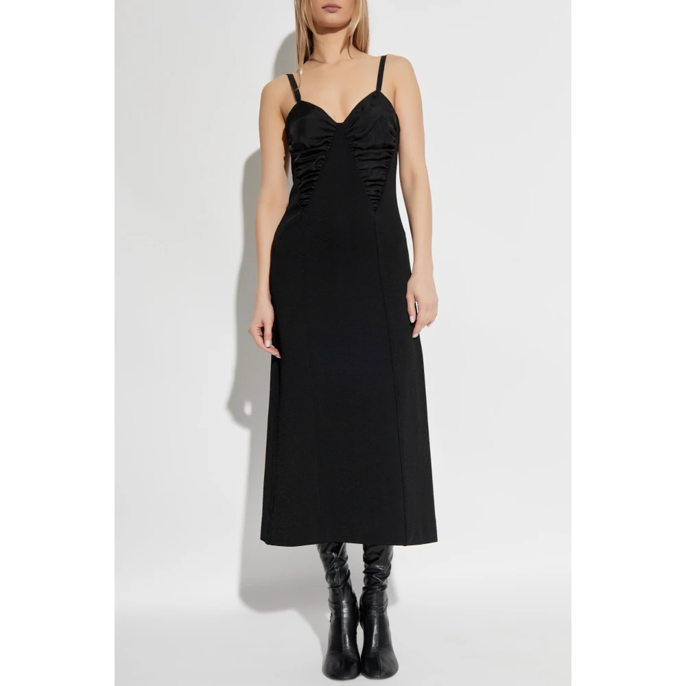 Jil Sander Jurk met bandjes Black Dames