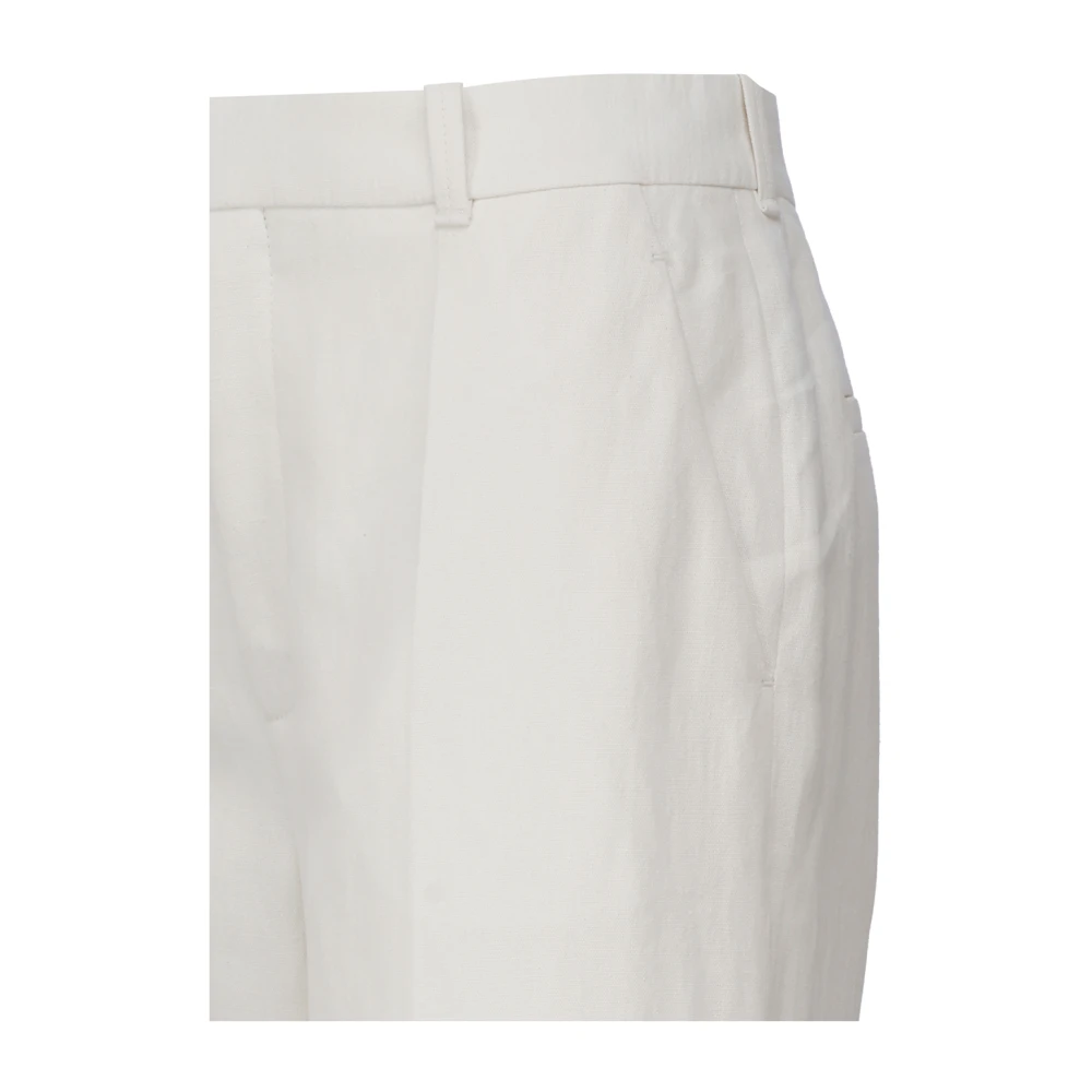 Chloé Wide Trousers White Dames
