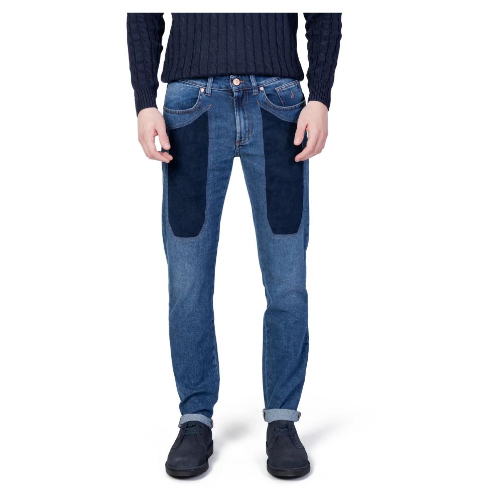 Jeckerson Moderne Slim Jeans Upgrade Blue Heren