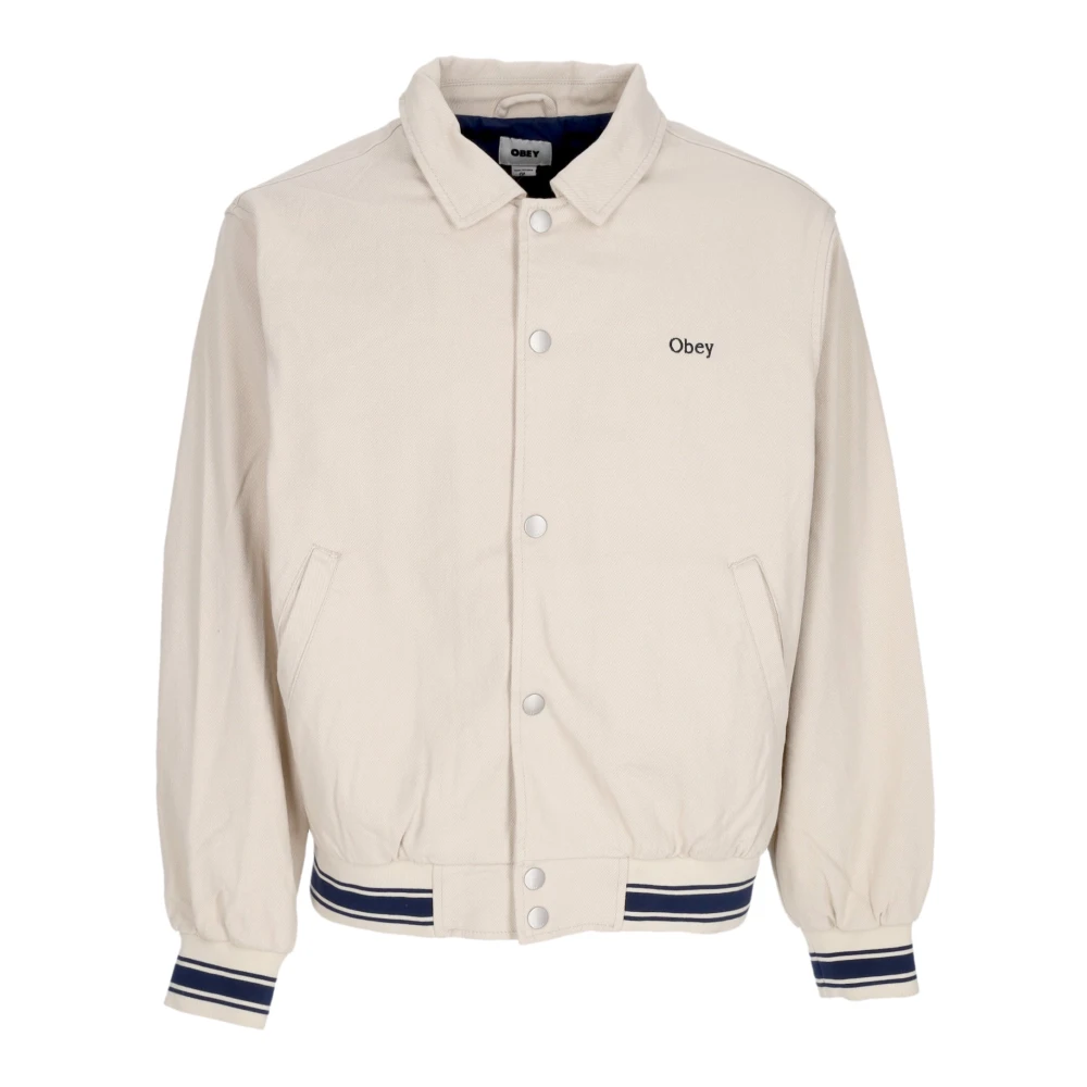 Obey Rose Blouson Jack met Kraag Beige Heren