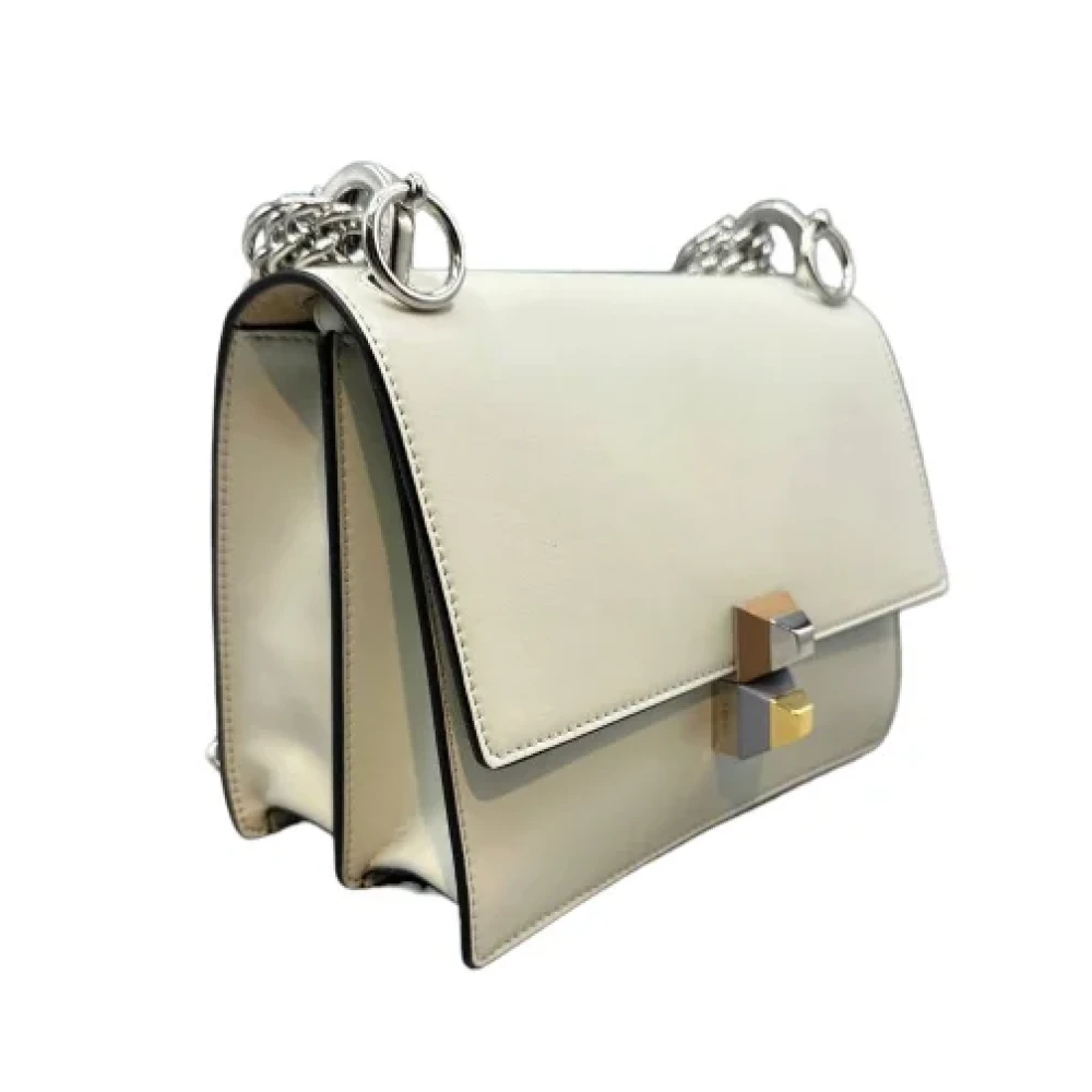 Fendi Vintage Pre-owned Leather fendi-bags White Dames