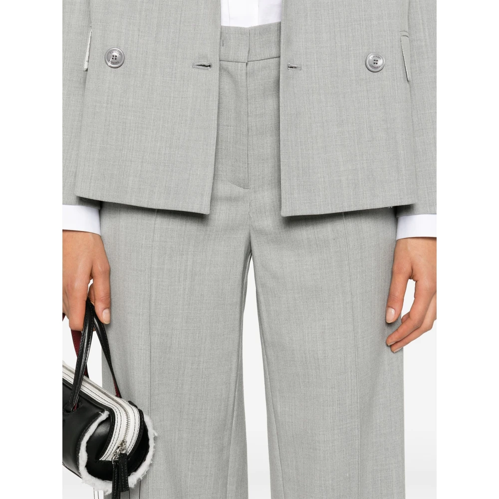 Twinset Melange Grijze Broek Gray Dames