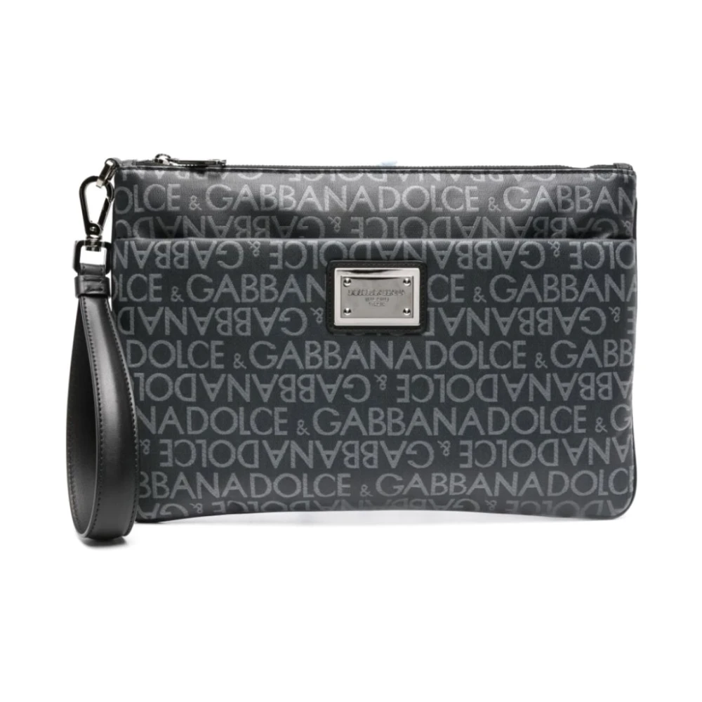 Dolce & Gabbana Stijlvolle Clutch Tas Black Heren