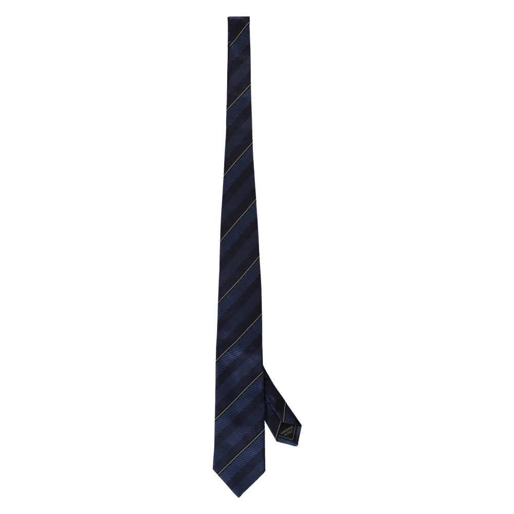 Brioni Zijden Jacquard Stropdas Multicolor Heren