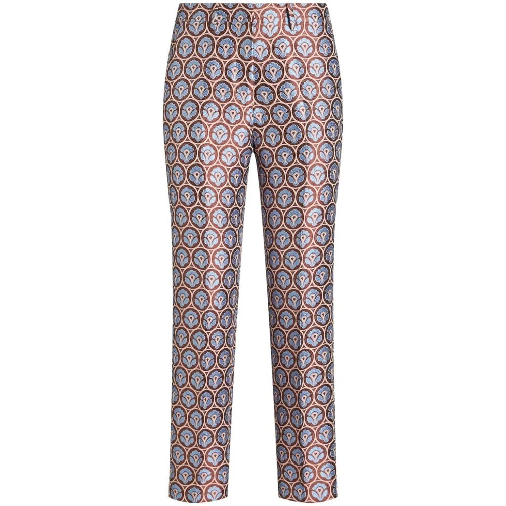 ETRO Cropped Trousers Multicolor Dames