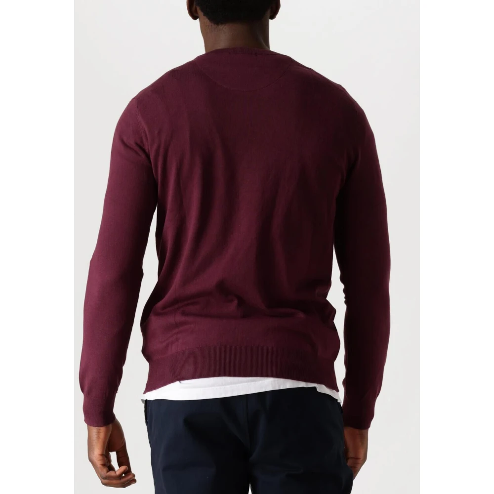 Scotch & Soda Essential Viscose Sweater Rood Luxe Red Heren