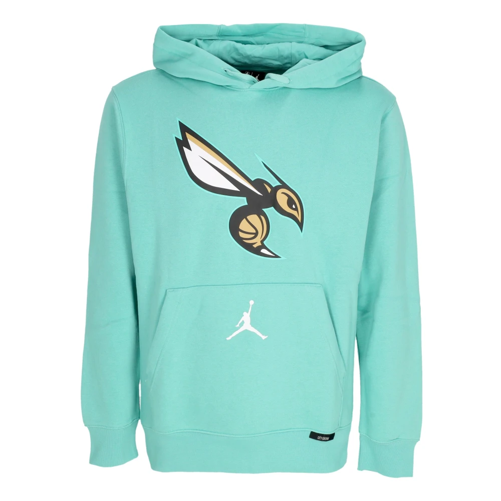 Jordan City Edition Club Hoodie Mint/White Blue, Herr