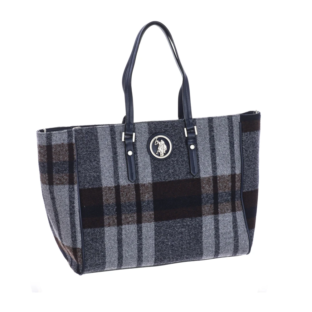U.s. Polo Assn. Synthetische Shopper Tas met Ritssluiting Gray Dames