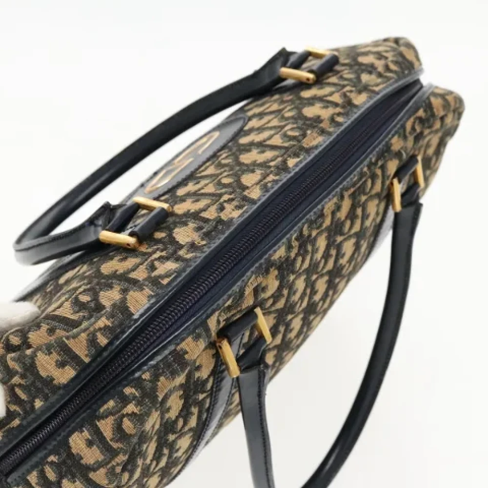 Dior Vintage Pre-owned Canvas dior-bags Beige Dames