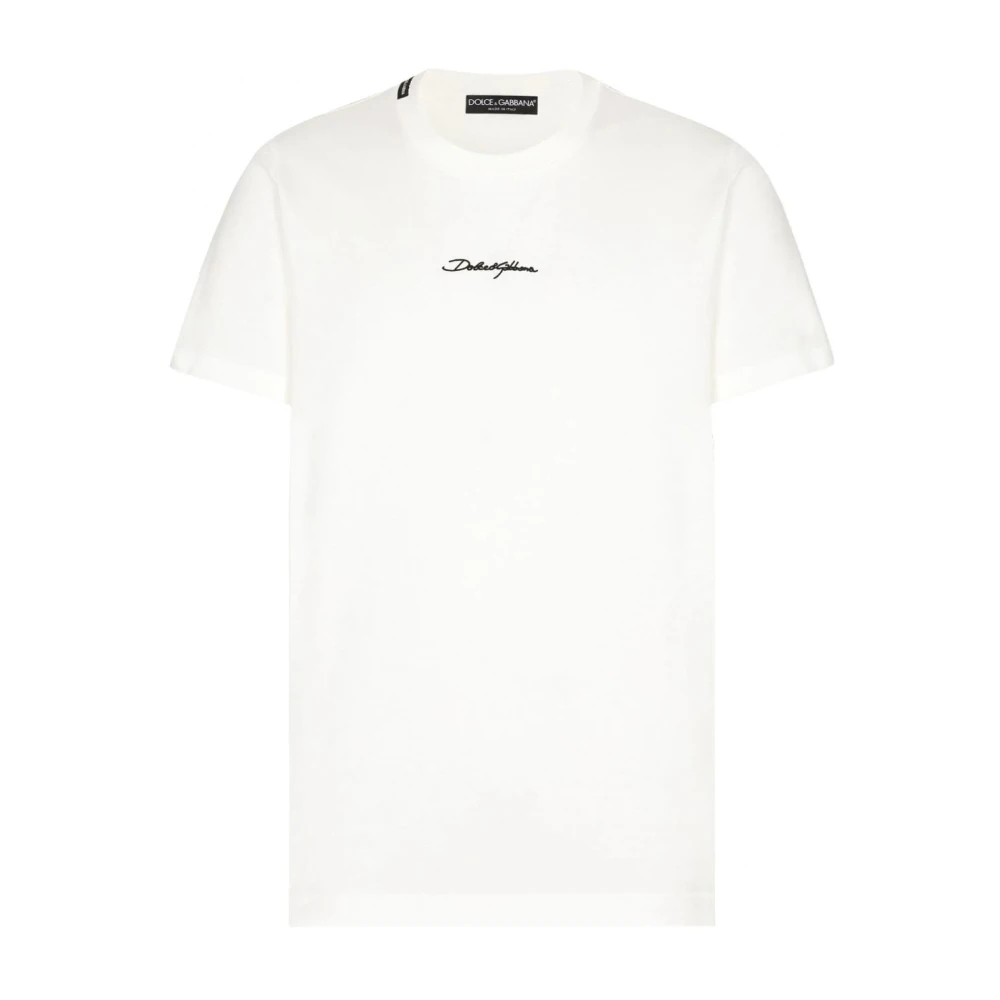 Dolce & Gabbana Herren Weiß Oberteile, Sgröße: