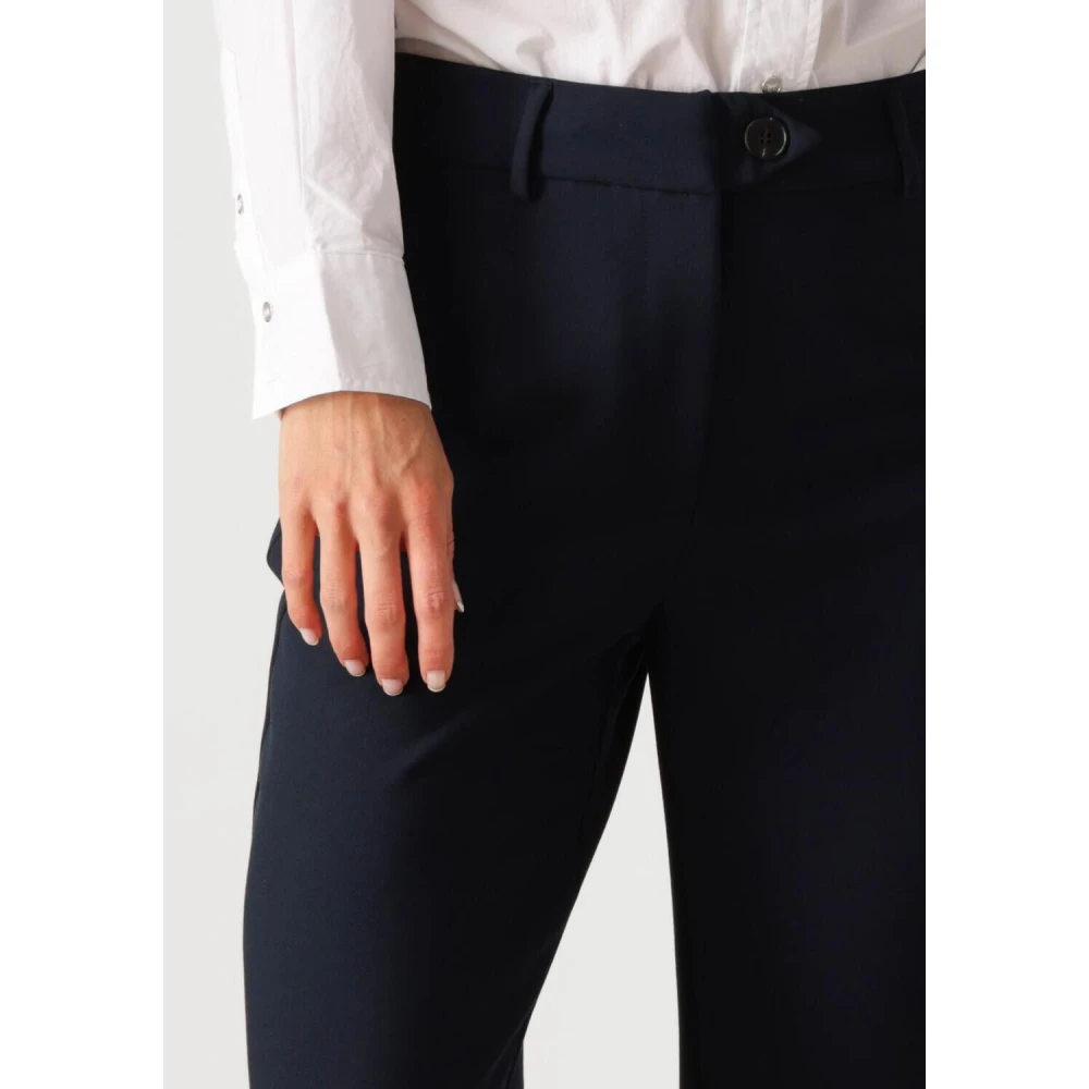 Co'Couture Elegante Wijde Pijp Pantalon Blue Dames