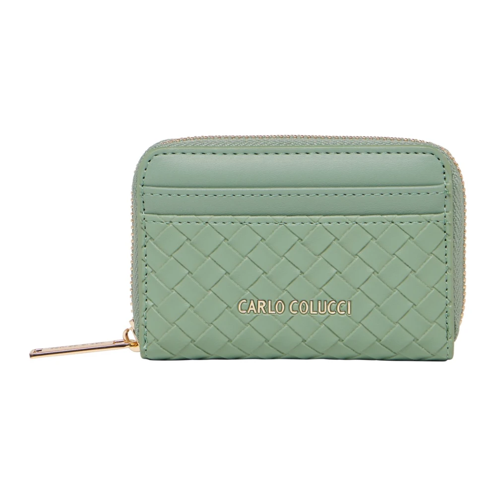 Carlo Colucci Women's Green Wallets & Cardholders, One Size, Small Wallet