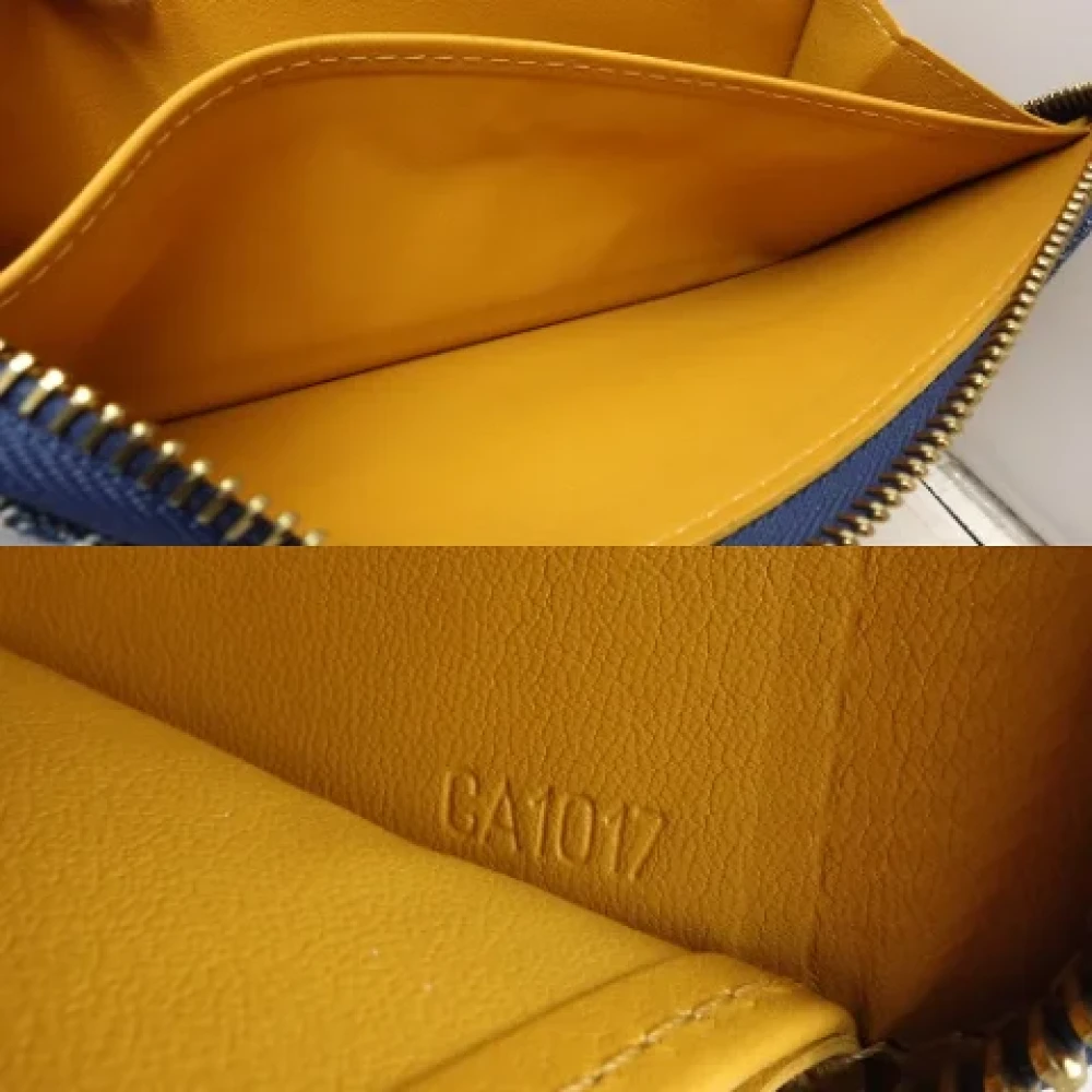Louis Vuitton Vintage Pre-owned Denim wallets Blue Dames
