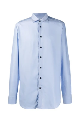 Cotton Poplin Slim Shirt