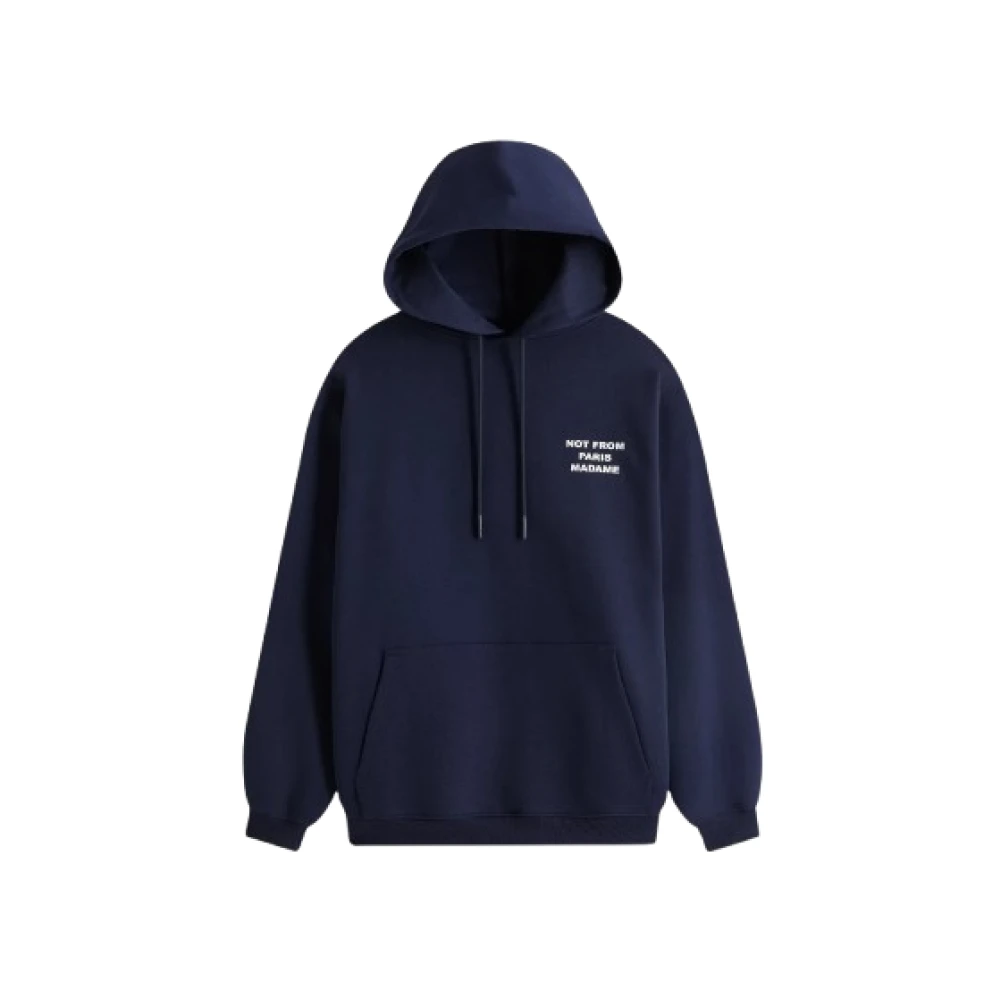 Drole De Monsieur Men's Blue Hoodies, M, Le Hoodie Slogan