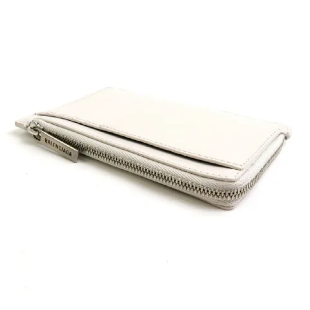 Balenciaga Vintage Pre-owned Leather wallets White Dames