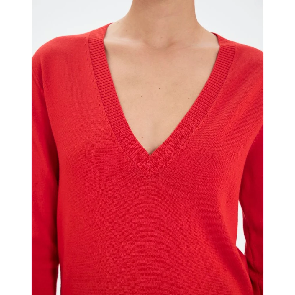 Ines De La Fressange Paris Angelica Sweater Red Dames