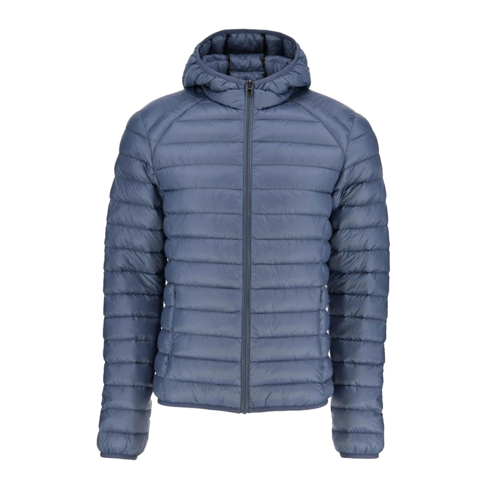 Jott Lichte getailleerde capuchonjas Nico Blue Heren