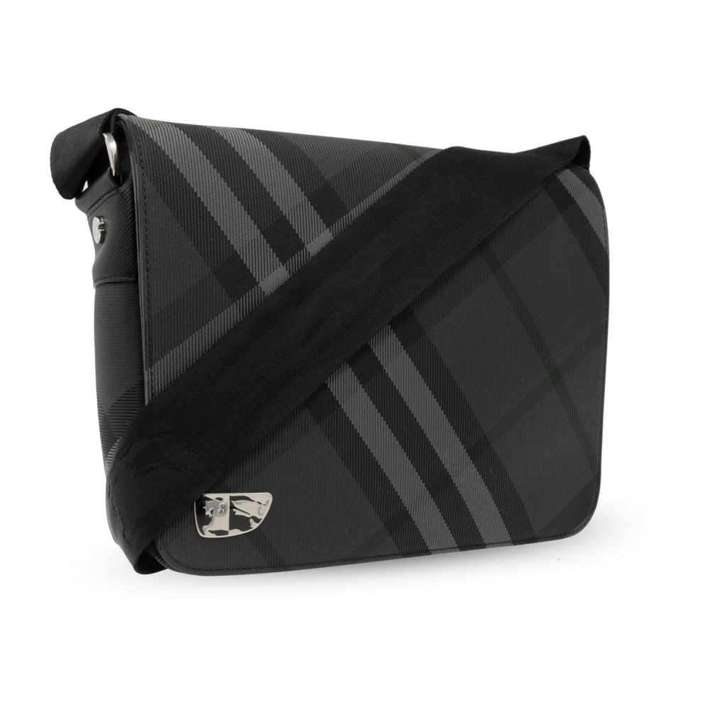 Burberry Schoudertas met ruitpatroon Gray Heren