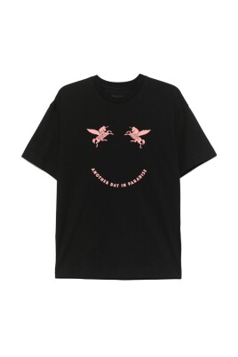 black-embroidered-slogan-crew-neck-tee