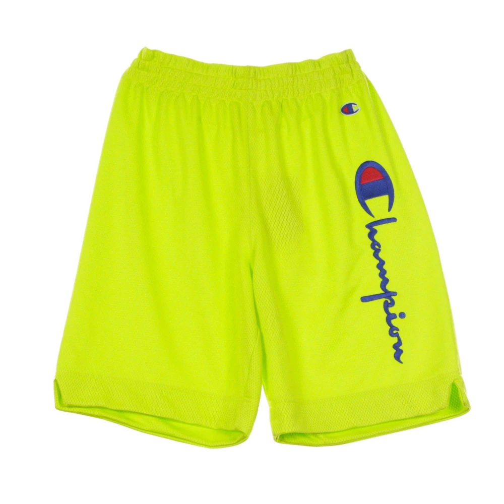Champion Fluo Groene Basketbalshorts voor Heren Green Heren