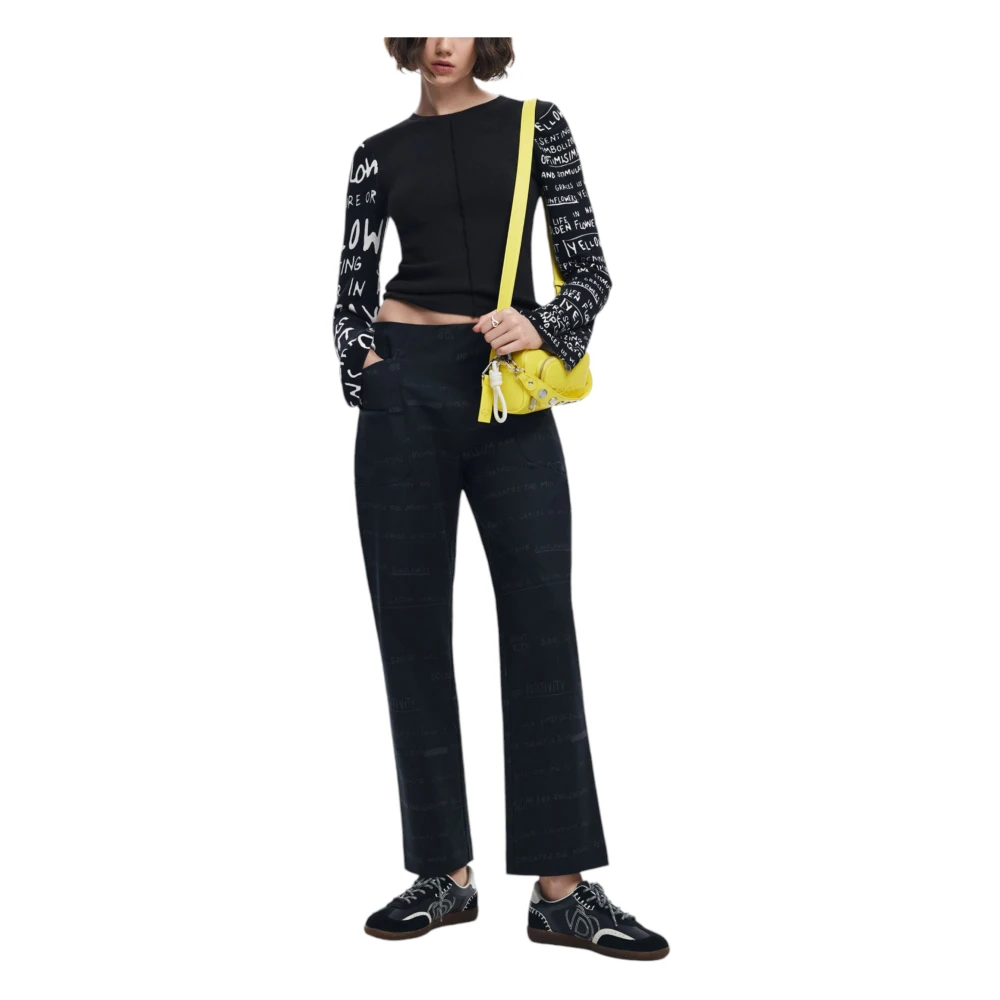 Desigual Dames T-shirt en Tank Top Collectie Black Dames