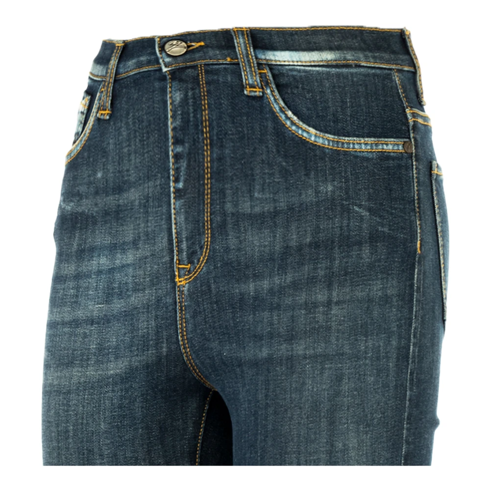 Manila Grace Gescheurde Jeans voor Vrouwen Blue Dames