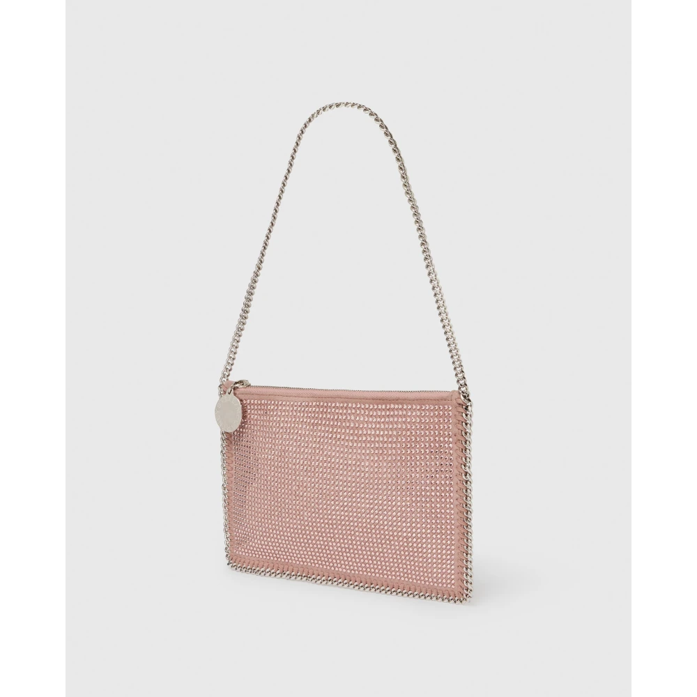 Stella Mccartney Kristal Hotfix Pochette in Oudroze Pink Dames