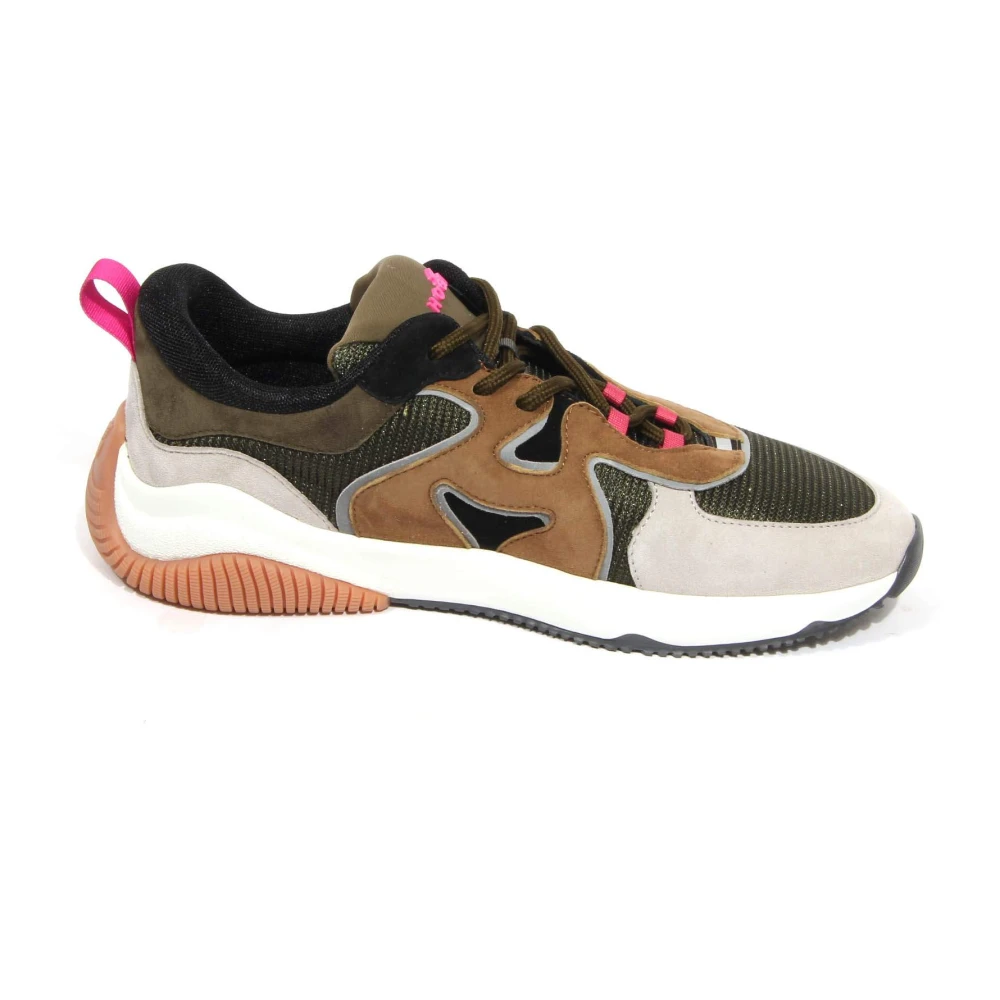 Hogan Women's Multicolor H597 Lace-Up Trainers - Sneakers - 7 Uk - Shoes