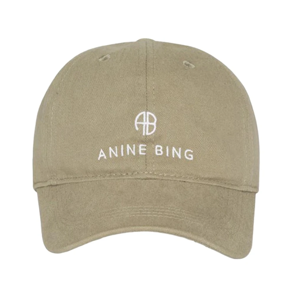 Anine Bing Groene Twill Trucker Hat Green Dames