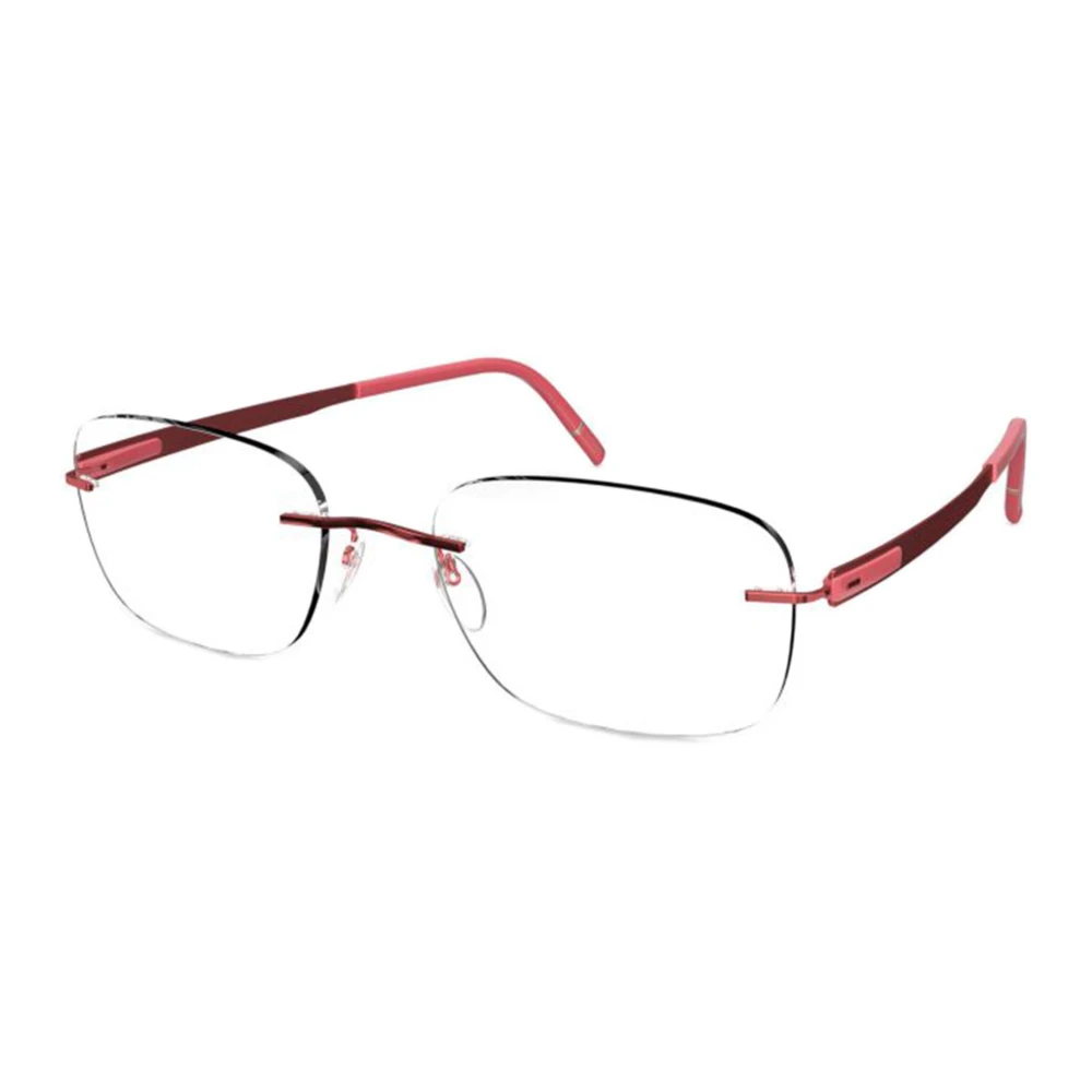 Silhouette Blend Donkerrood Montuur Red Unisex