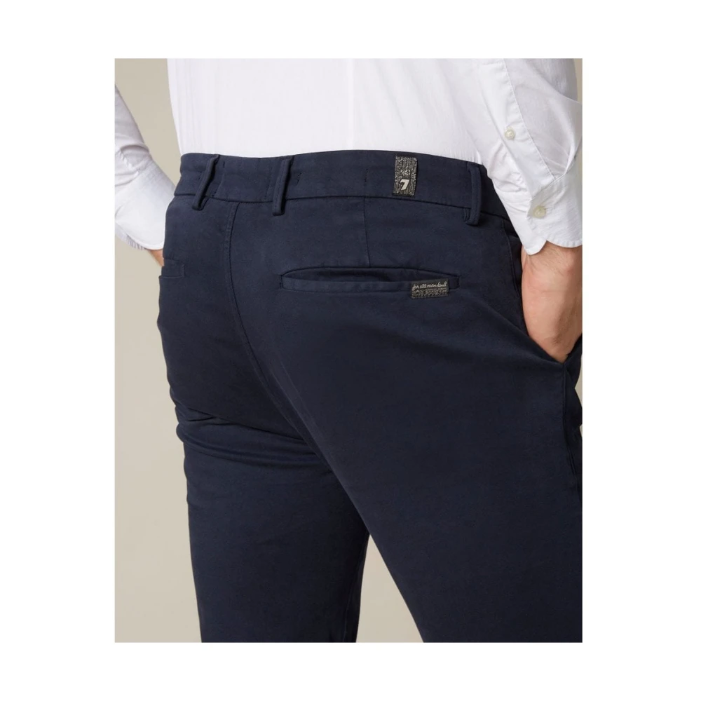7 For All Mankind Chino Broek voor Heren Blue Heren