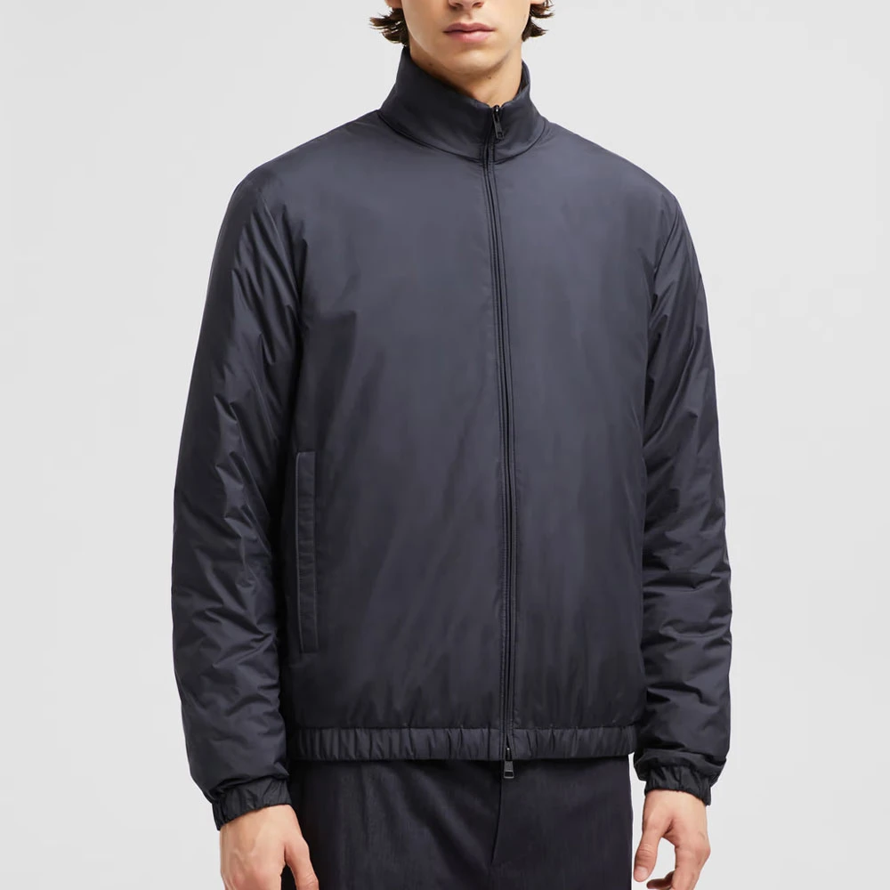 Moncler Korte Navy Donsjas AirSoft Blue Heren