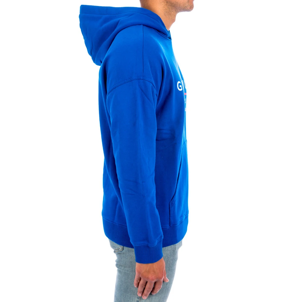 Givenchy Blauwe Sweatshirt met Logoprint Blue Heren