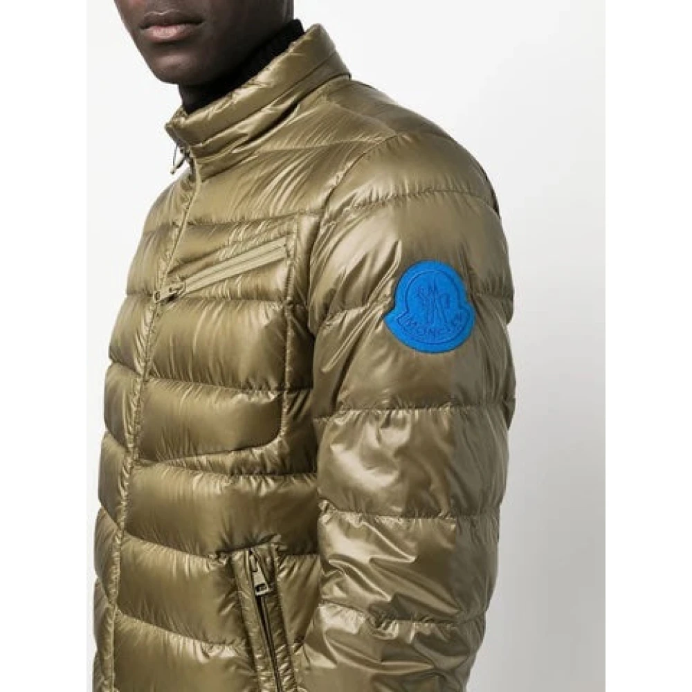 Moncler Bruine donsjas voor tussenseizoen Brown Heren