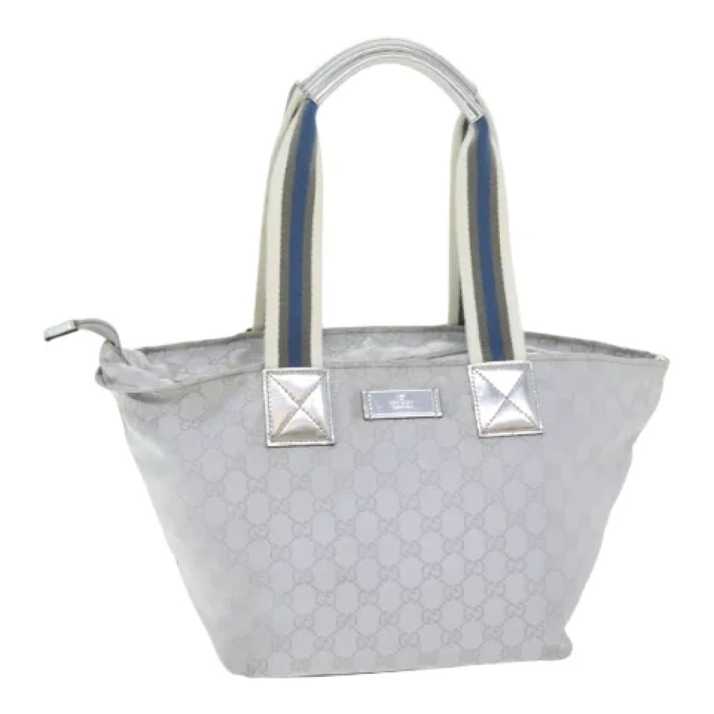 Gucci Vintage Pre-owned Canvas gucci-bags Gray Dames