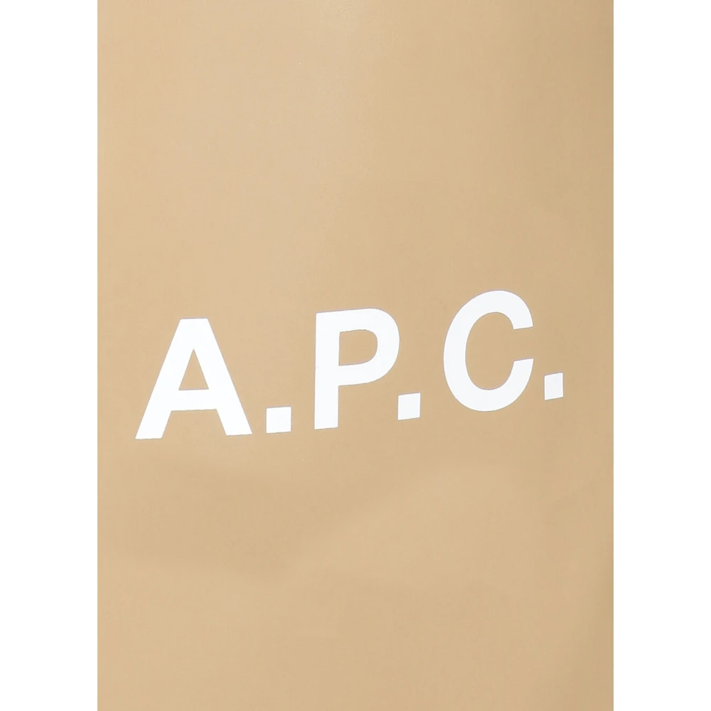 A.p.c. Tote Bag Shopper Beige Dames