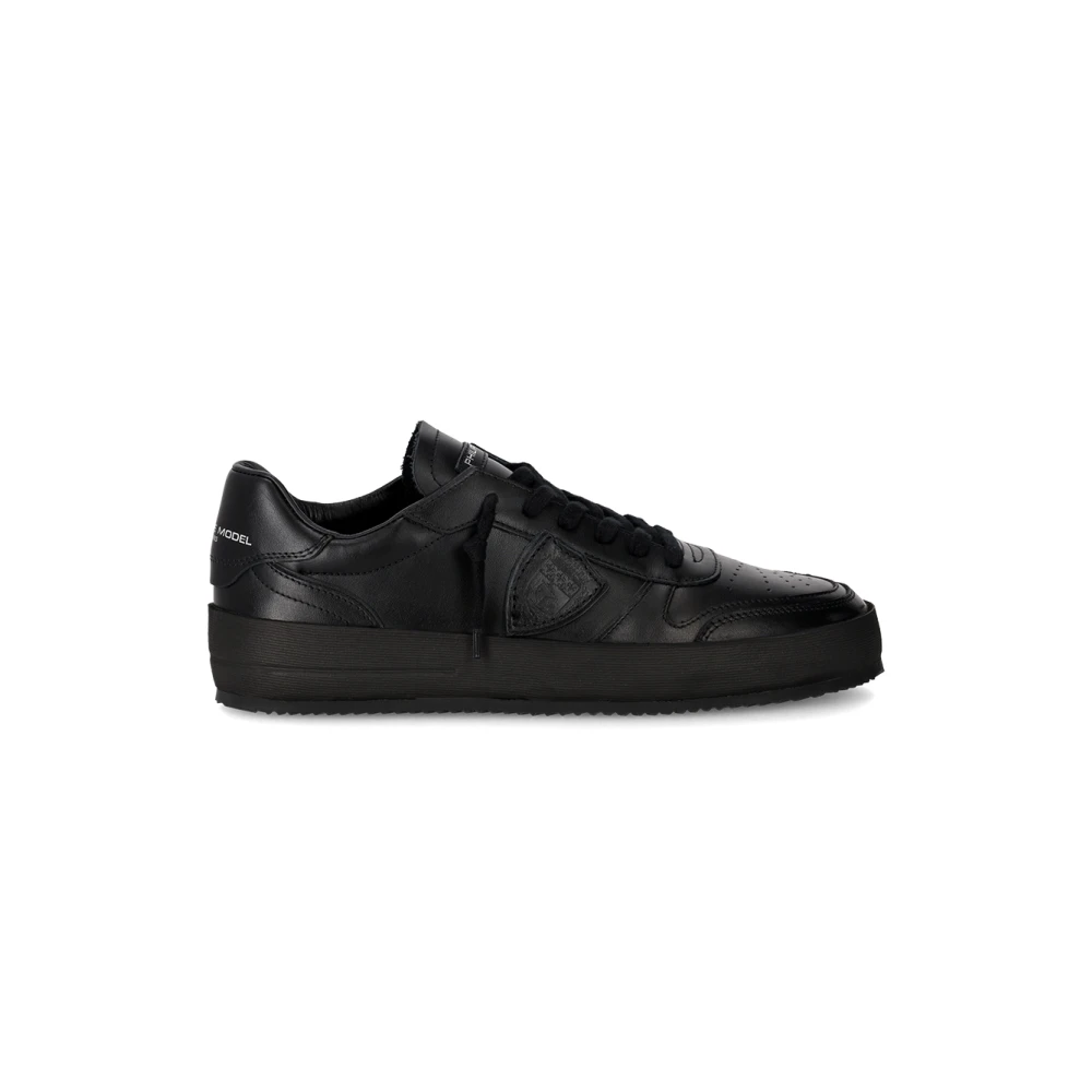 Philippe Model Mooie Tennis Sneakers Heren Schoenen Zwart