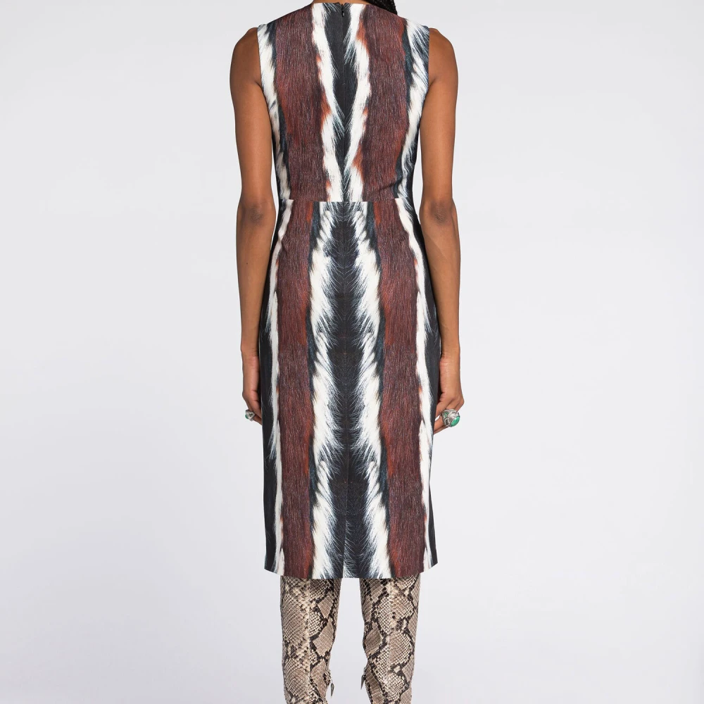Roberto Cavalli Dierenprint Mouwloze Jurk Multicolor Dames