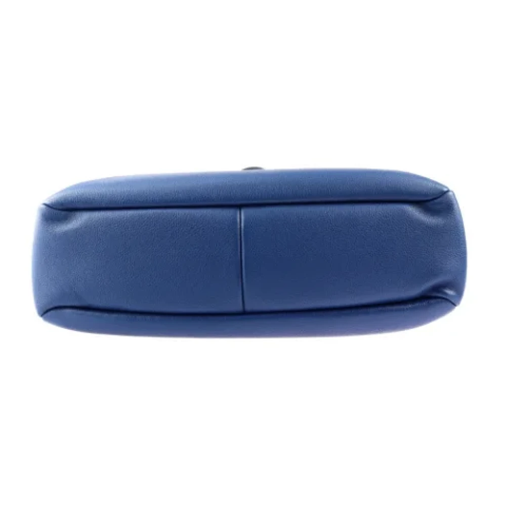 Prada Vintage Pre-owned Leather prada-bags Blue Dames