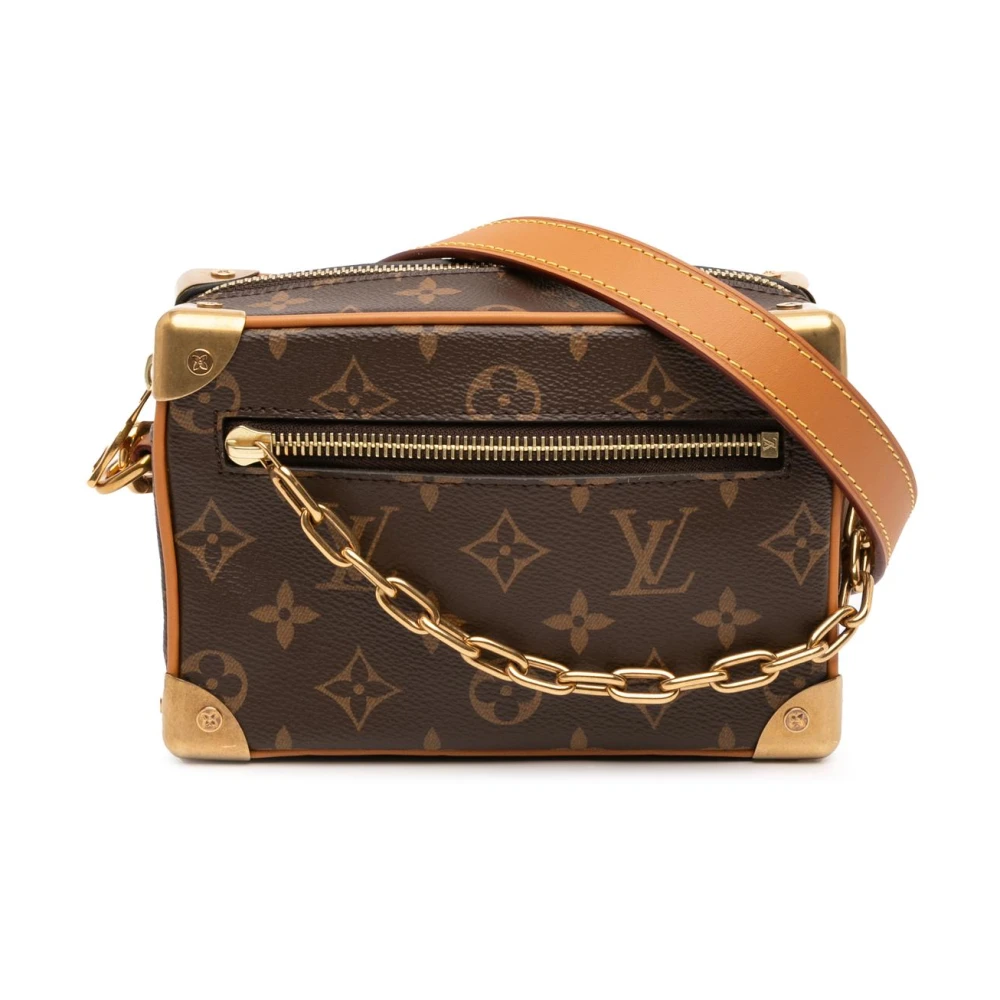 Louis Vuitton Vintage Women's Brown Pre-Owned Trunk Crossbody Bag