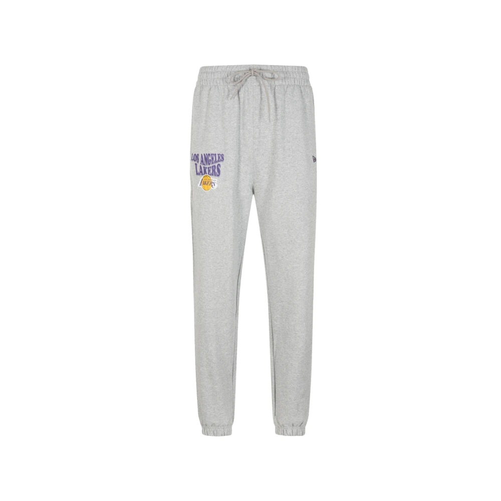 New era NBA Script Relaxed Jogger Broek Gray Heren