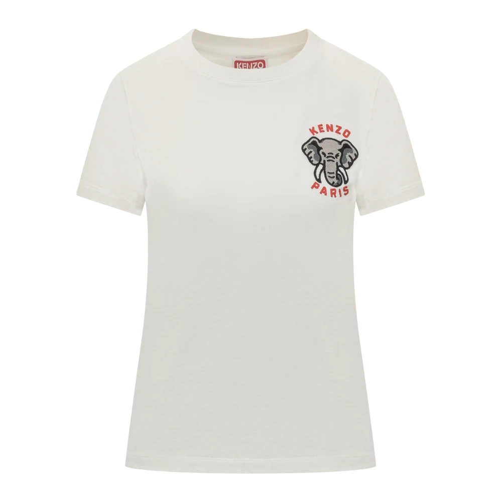 Kenzo Olifantklasse T-shirt White Dames