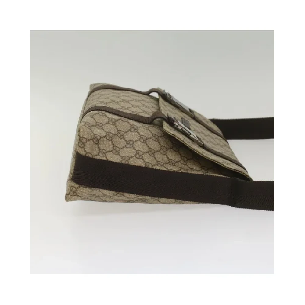 Gucci Vintage Pre-owned Plastic gucci-bags Beige Dames