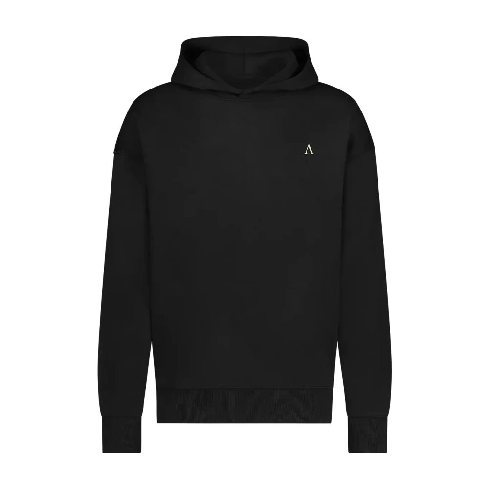 Aeden Bessen Zwart Hoodie Stijlvolle Casual Kleding Black Heren