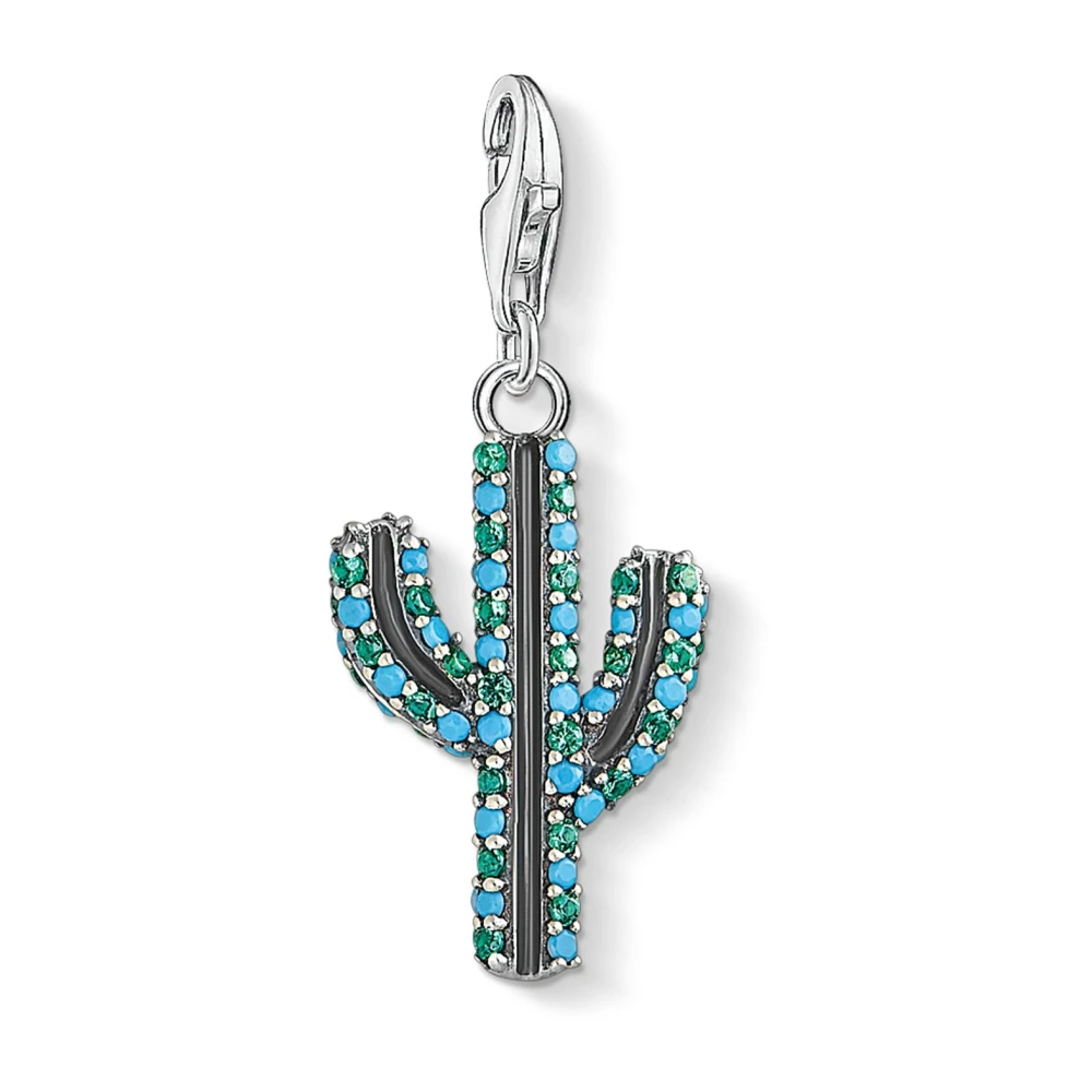 Thomas Sabo Women's Cactus Charm Pendant Desert Chic