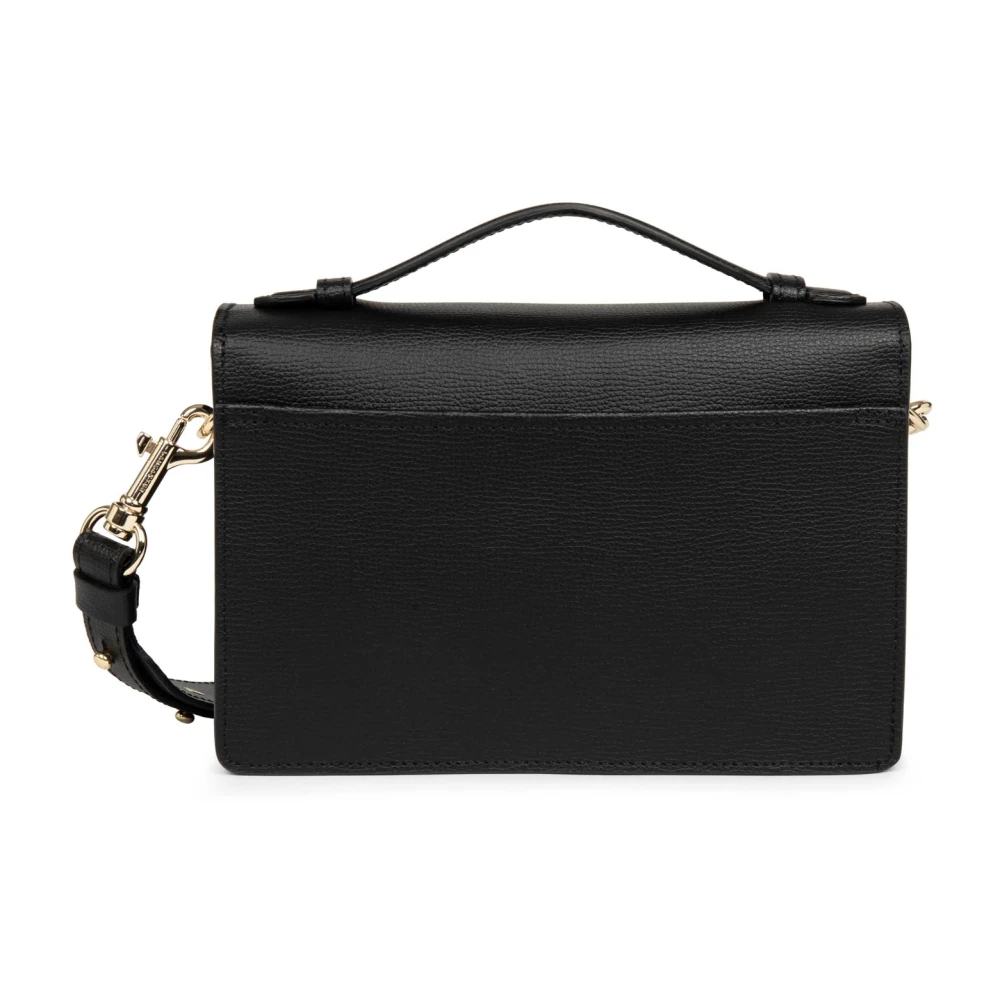 Lancaster Elegante Flap Handtas met Sluiting Zoé 480-011 Black Dames