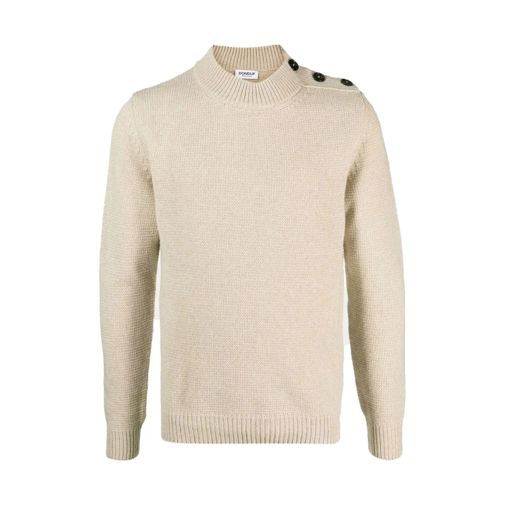 Dondup Witte Off Gebreide Kleding voor Heren Aw23 Beige Heren